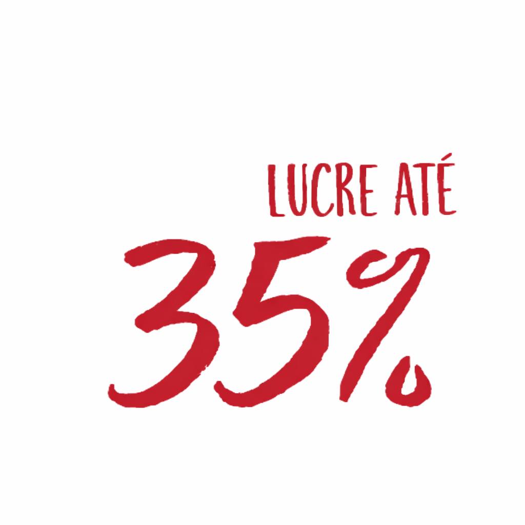 lucro de 35%